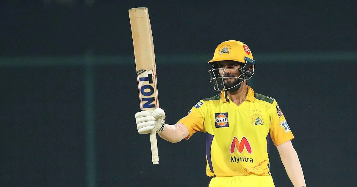 Ruturaj Gaikwad in CSK jersey — the man tasked with carrying forward MS Dhoni's legacy at Chennai Super Kings