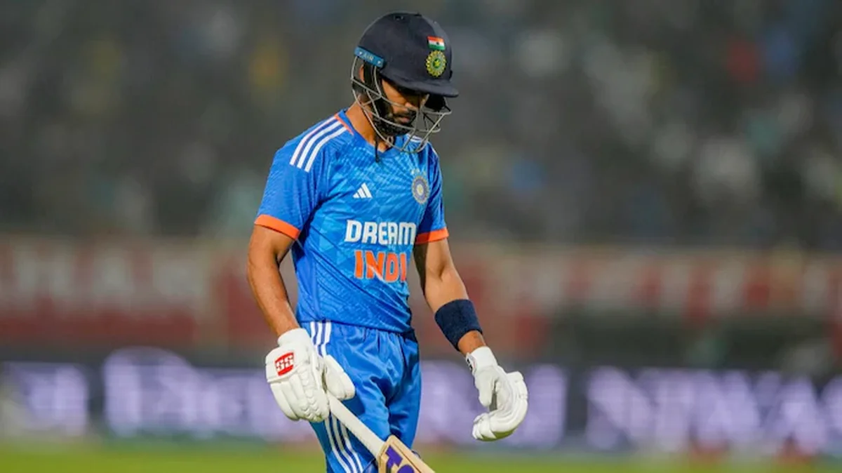 Ruturaj Gaikwad walking back to the pavilion after being dismissed during a difficult IPL 2026 season