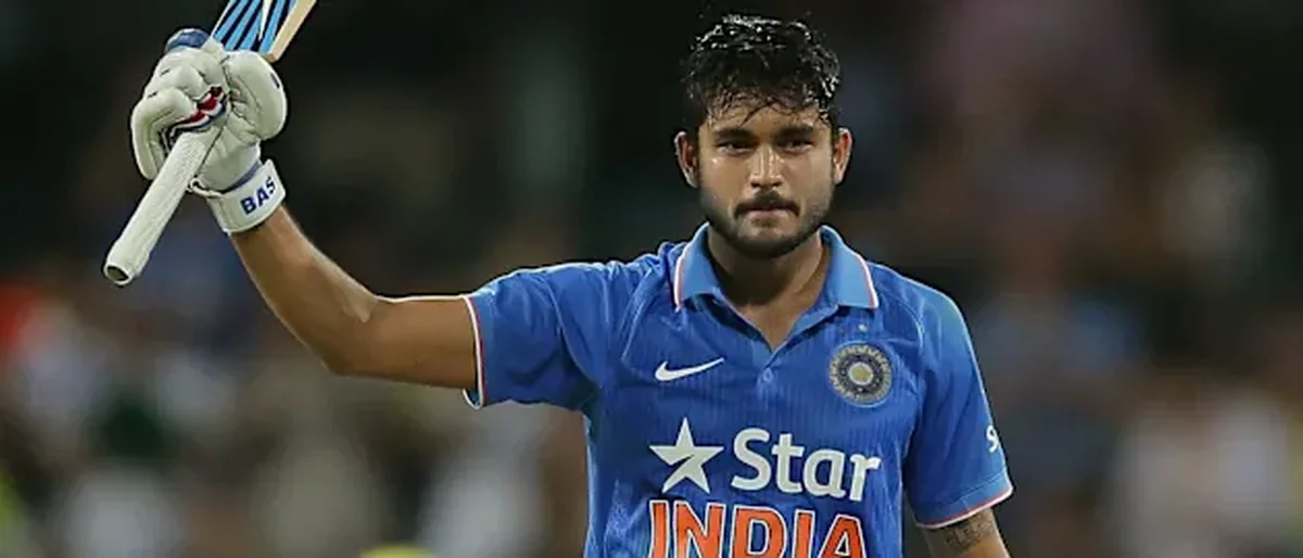 Manish Pandey representing India in international cricket