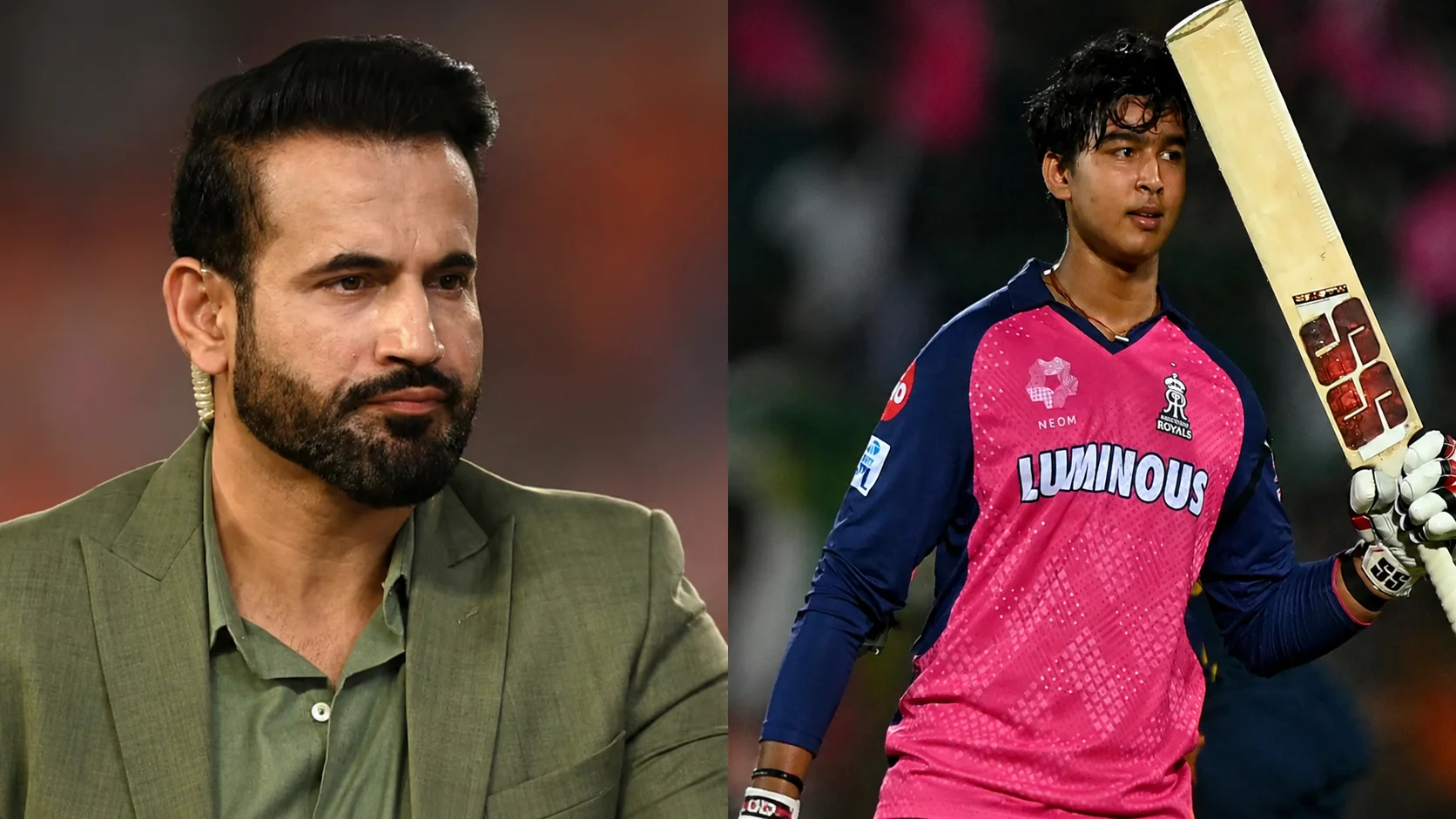 Vaibhav Suryavanshi and Irfan Pathan — the IPL's most talked-about moment in 2026